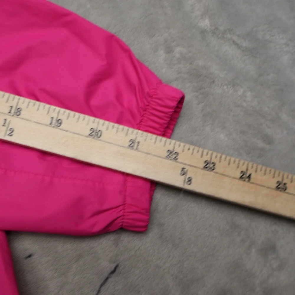 North Face Jacket Girl XL Pink Wind Rain Waterproof Full Zip Lightweight Outdoor